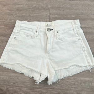 McGuire White Denim Shorts, Size 25